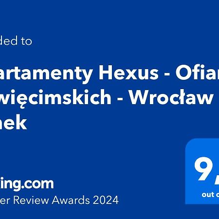 Apartamenty Hexus - Ofiar Oswiecimskich - Wroclaw Centrum Rynek Buitenkant foto