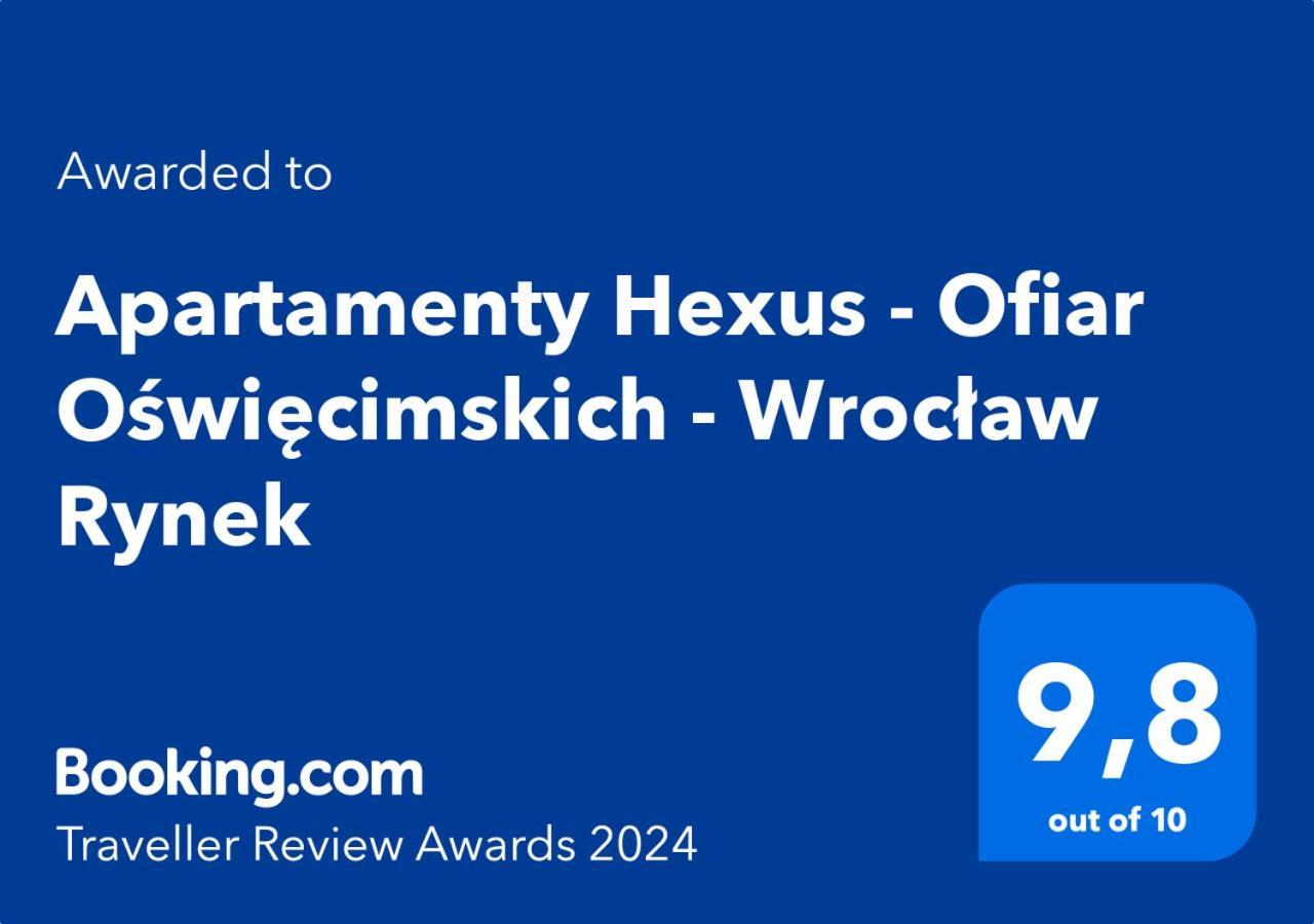 Apartamenty Hexus - Ofiar Oswiecimskich - Wroclaw Centrum Rynek Buitenkant foto